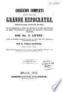 Colección completa de las obras del grande Hipócrates