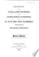 Coleccion de obras y documentos relativos á la historia antigua y moderna de las provincias del Rio de la Plata. ilustrados con notas y disertaciones por P. de Angelis