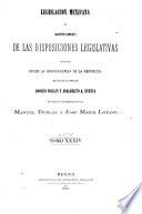 Coleccion legislativa completa de la Republica Mexicana con todas las disposiciones expedidas para la Federacion, el Distrito y los territorios federales