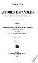 Comedias de Don Pedro Calderón de la Barca