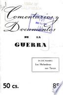 Comentarios y Documentos de la Guerra