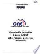 Compilación normativa interna del CNE sobre procesos electorales
