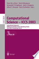Computational Science — ICCS 2003