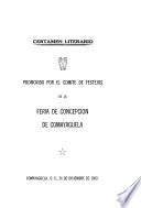 Concursos literarios auspiciados per el Comité de Festejos de la Feria de Concepción de Comayagüela durante los años de 1950, 1951 y 1952