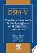 Consideraciones sobre la edad y el género en el diagnóstico psiquiátrico