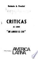 Críticas al libro Mi amigo el Che