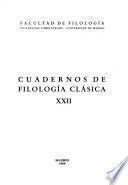 Cuadernos de filología clásica