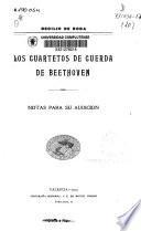 Cuartetos de cuerda de Beethoven
