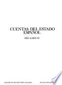 Cuentas del Estado español, 1850 a 1890-91
