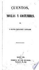 Cuentos, novelas y costumbres