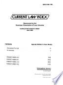 Current Law Index