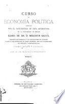 Curso de economía política