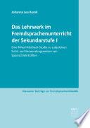 Das Lehrwerk im Fremdsprachenunterricht der Sekundarstufe I
