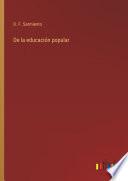 De la educación popular