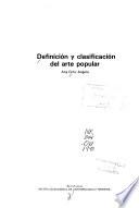 Definición y clasificación del arte popular