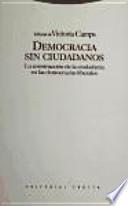 Democracia sin ciudadanos