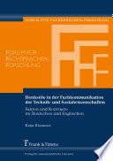 Denkstile in der Fachkommunikation der Technik- und Sozialwissenschaften