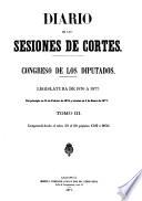 Diario de las sesiones de Cortes