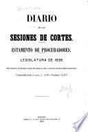 Diario de las sesiones de Cortes