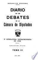 Diario de los debates de la Cámara de Diputados