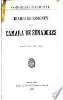 Diario de sesiones de la camara de Senadores