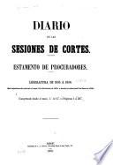 Diario de sesiones de las Córtes constituyentes