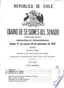 Diario de sesiones del Senado