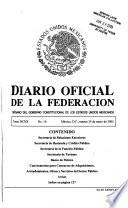 Diario oficial de la federación