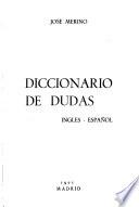 Diccionario de dudas inglés-español