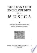 Diccionario enciclopédico de la música
