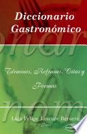 Diccionario gastronómico