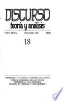 Discurso : b cuadernos de teoría y análisis