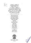 Discurso erótico y discurso transgresor en la cultura peninsular, siglos XI al XX