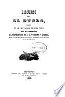 Discurso sobre el duelo