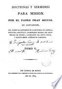 Doctrinas y sermones para la Misión ...