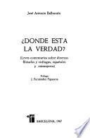 Dónde está la verdad?