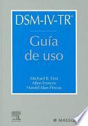 Dsm-IV-Tr. Guía de USO