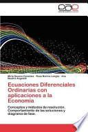 Ecuaciones Diferenciales Ordinarias Con Aplicaciones a la Economí