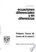 Ecuaciones diferenciales y en diferencias