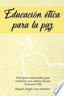 Educacion Etica Para La Paz
