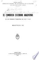 El Comercio exterior argentino