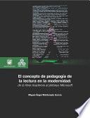 El concepto de pedagogía de la lectura en la modernidad