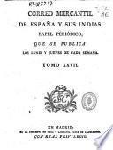 El Correo mercantil de España y sus Indias