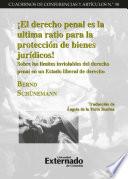 ¡El derecho penal es la ultima ratio para la protección de bienes jurídicos!