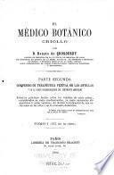 El médico botánico criollo