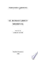 El roman lírico medieval