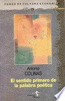 El sentido primero de la palabra poética