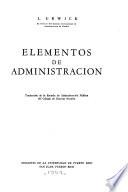 Elementos de administración