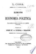 Elementos de economía política