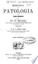 Elementos de patología y de clínica quirúrgicas